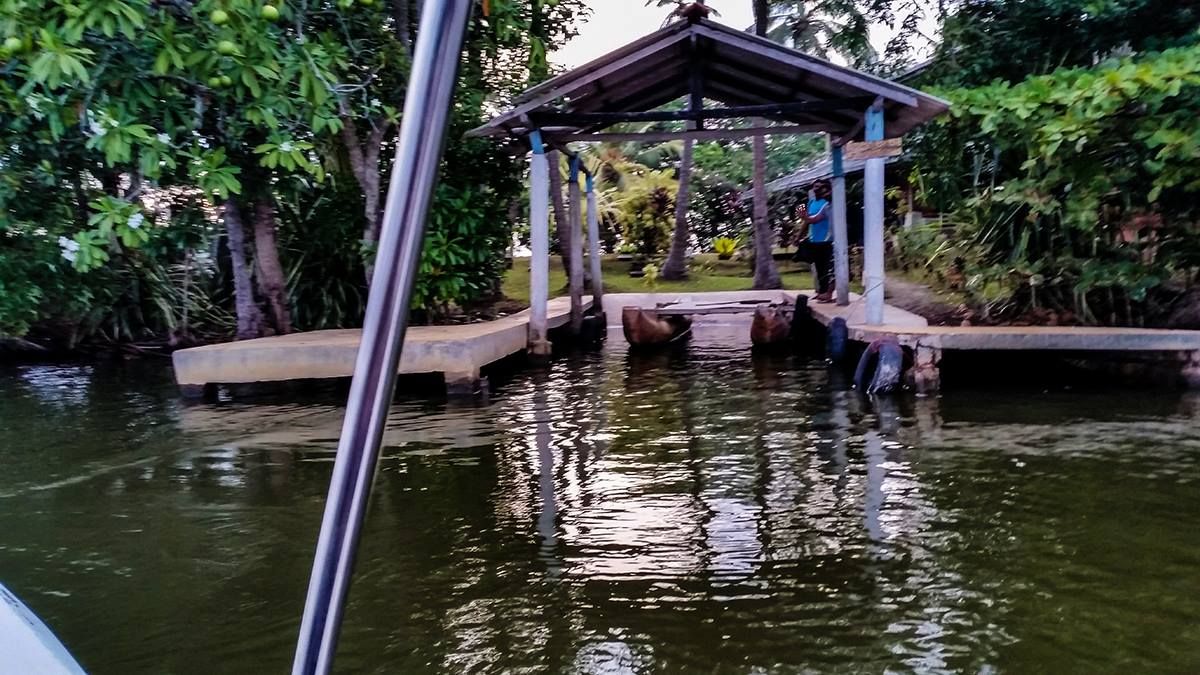 The waterfront arrival point at Santa Lucia Island during Konekt's 2017 company trip